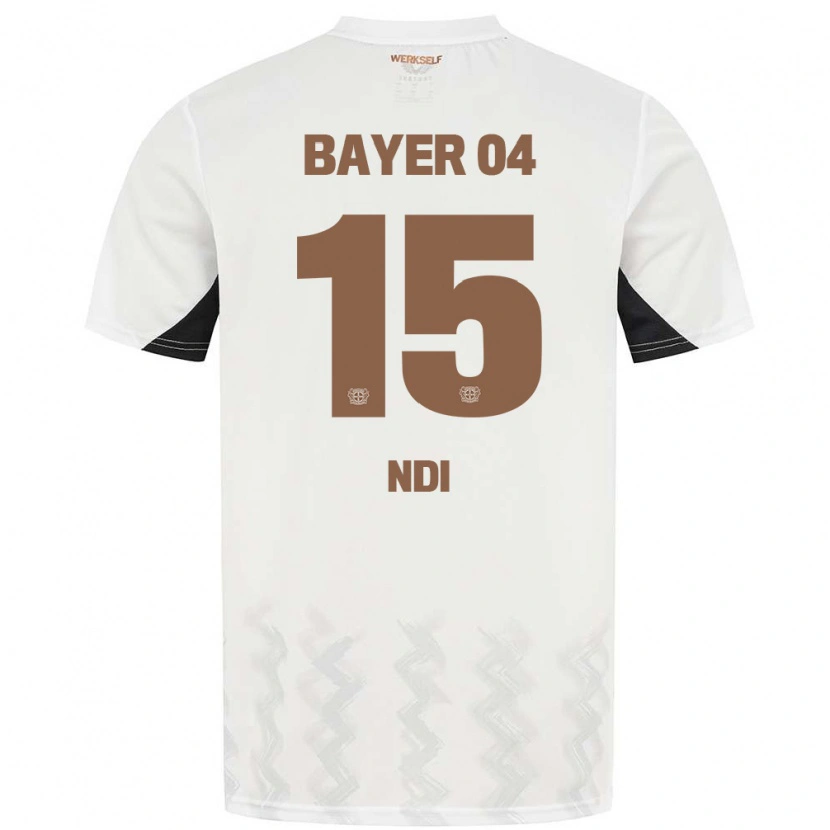 DanxenキッズBradley Ndi#15白 黒アウェイシャツ2024/25ジャージーユニフォーム