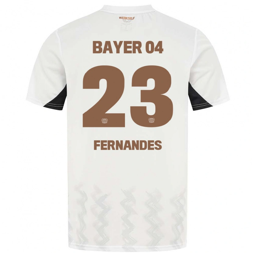 DanxenキッズTyron Fernandes#23白 黒アウェイシャツ2024/25ジャージーユニフォーム