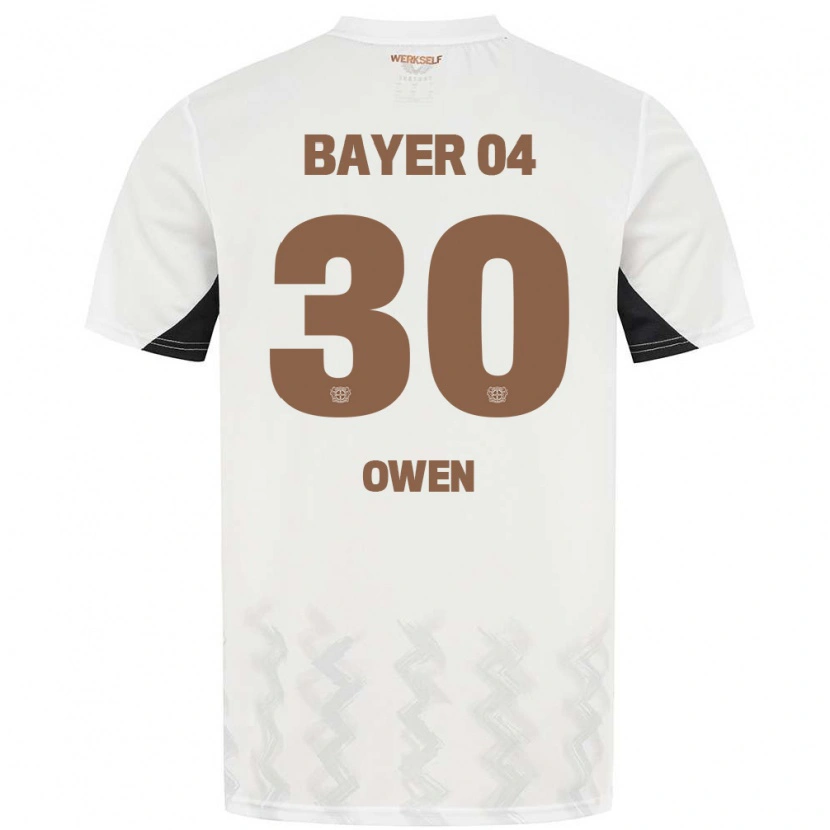 DanxenキッズEmmanuel Owen#30白 黒アウェイシャツ2024/25ジャージーユニフォーム