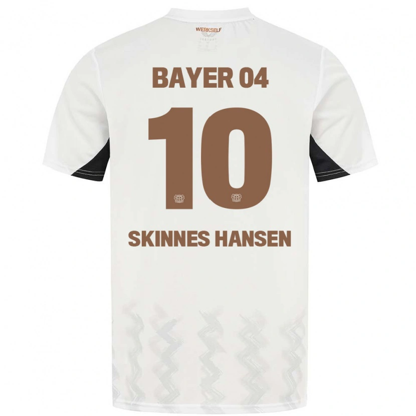 DanxenキッズSynne Skinnes Hansen#10白 黒アウェイシャツ2024/25ジャージーユニフォーム