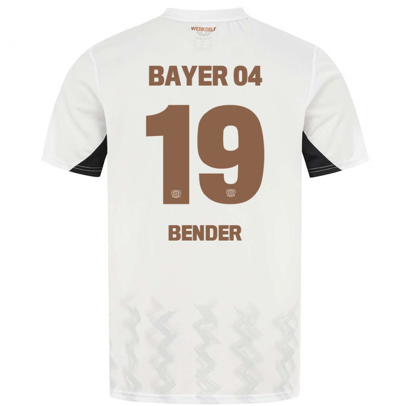 Danxenキッズロリーン・ベンダー#19白 黒アウェイシャツ2024/25ジャージーユニフォーム