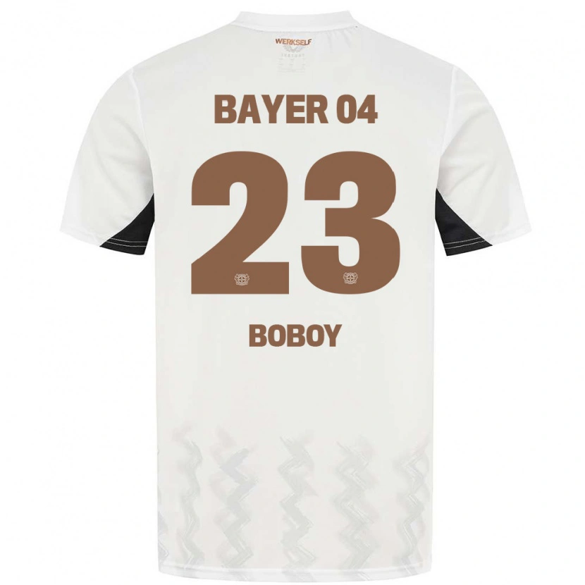 DanxenキッズDelice Boboy#23白 黒アウェイシャツ2024/25ジャージーユニフォーム
