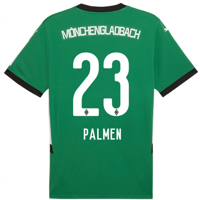 DanxenキッズLuisa Palmen#23緑 白アウェイシャツ2024/25ジャージーユニフォーム
