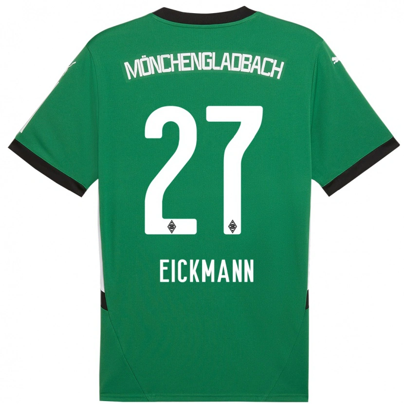 DanxenキッズMia Eickmann#27緑 白アウェイシャツ2024/25ジャージーユニフォーム