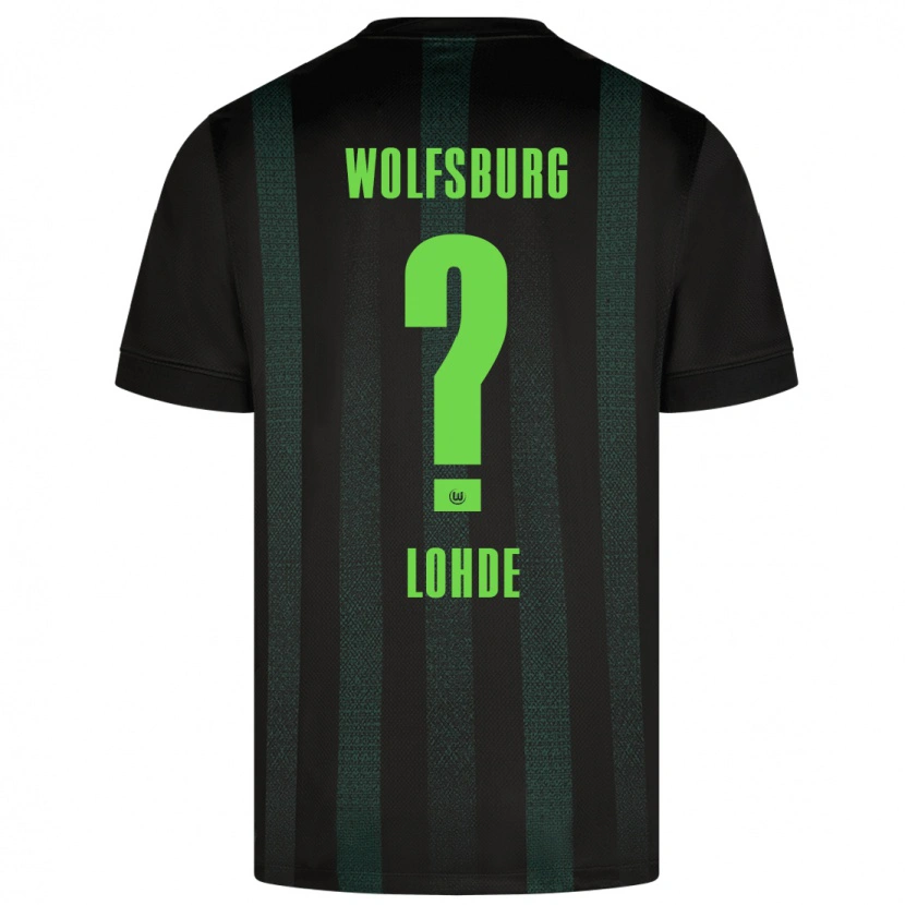 DanxenキッズSven Lohde#0ダークグリーンアウェイシャツ2024/25ジャージーユニフォーム