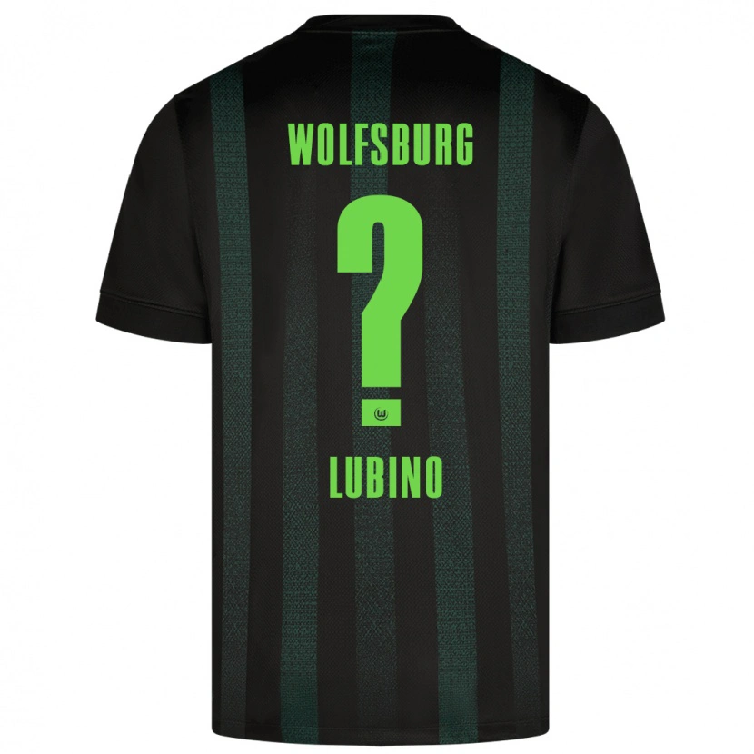 DanxenキッズFrancesco Lubino#0ダークグリーンアウェイシャツ2024/25ジャージーユニフォーム