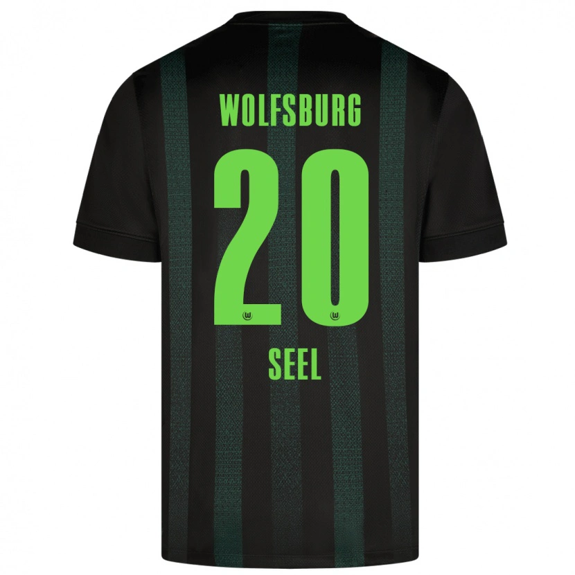 DanxenキッズWilliam Seel#20ダークグリーンアウェイシャツ2024/25ジャージーユニフォーム