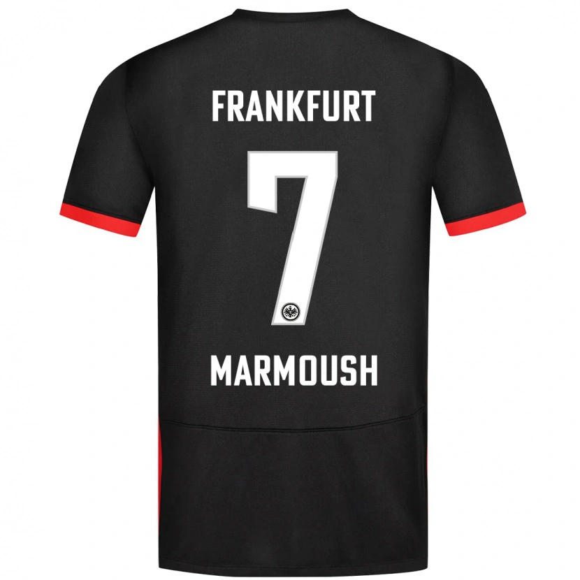 Danxenキッズオマル・マーモウシュ#7黒アウェイシャツ2024/25ジャージーユニフォーム