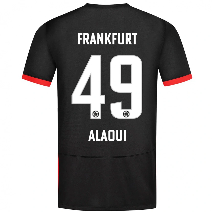 Danxenキッズアナス・アラウィー#49黒アウェイシャツ2024/25ジャージーユニフォーム
