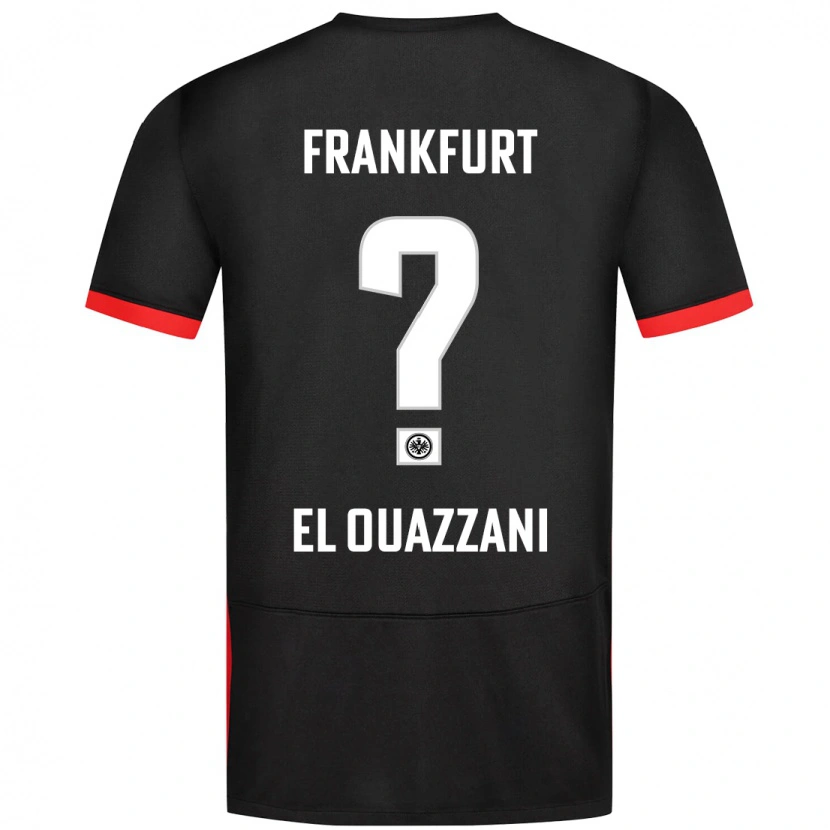 DanxenキッズNadir El Ouazzani#0黒アウェイシャツ2024/25ジャージーユニフォーム