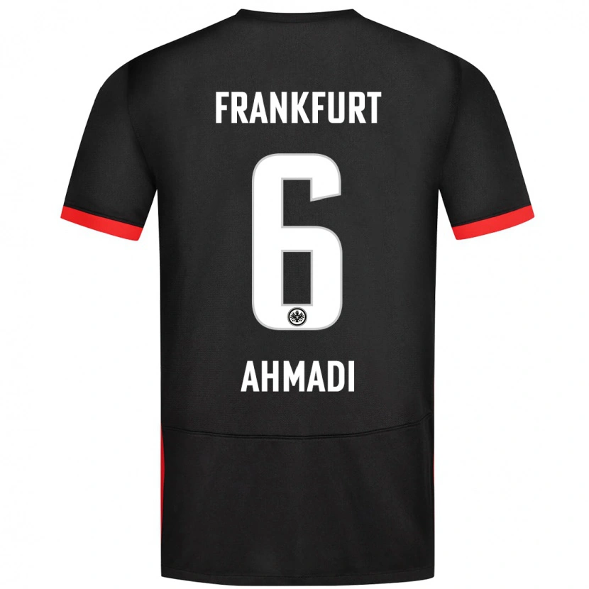 Danxenキッズシャヤン・アフマディ#6黒アウェイシャツ2024/25ジャージーユニフォーム