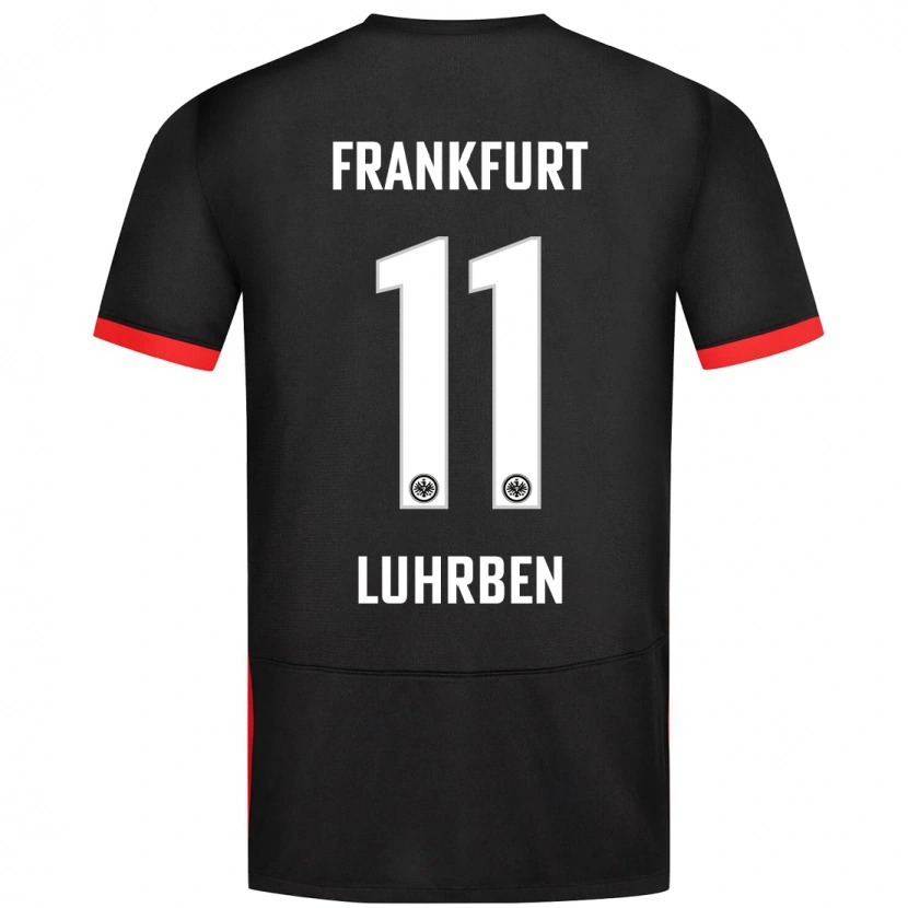 DanxenキッズNina Lührßen#11黒アウェイシャツ2024/25ジャージーユニフォーム