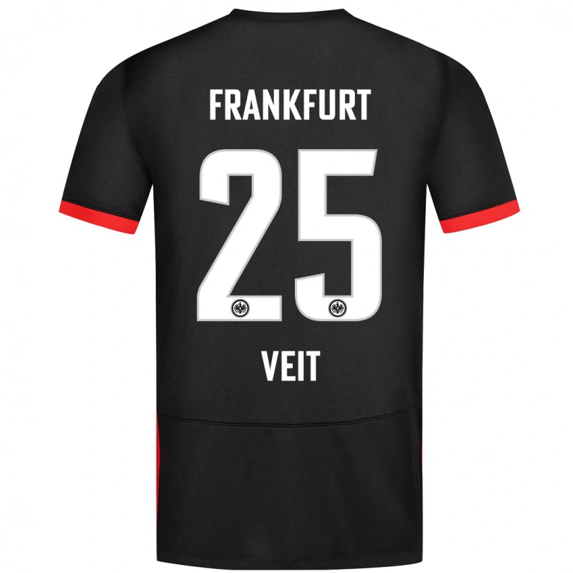 Danxenキッズイエラ・ファイト#25黒アウェイシャツ2024/25ジャージーユニフォーム