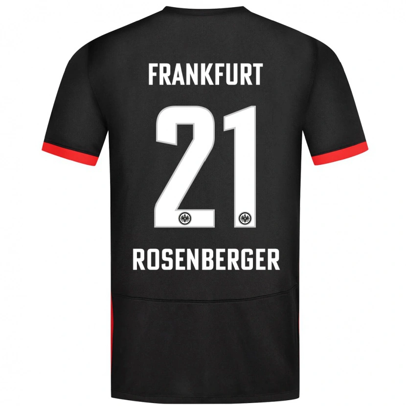 Danxenキッズロビン・ローゼンバーガー#21黒アウェイシャツ2024/25ジャージーユニフォーム