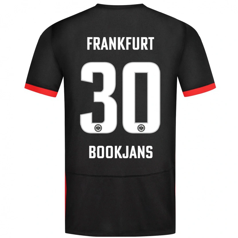 Danxenキッズジェイコブ・ブックジャンス#30黒アウェイシャツ2024/25ジャージーユニフォーム