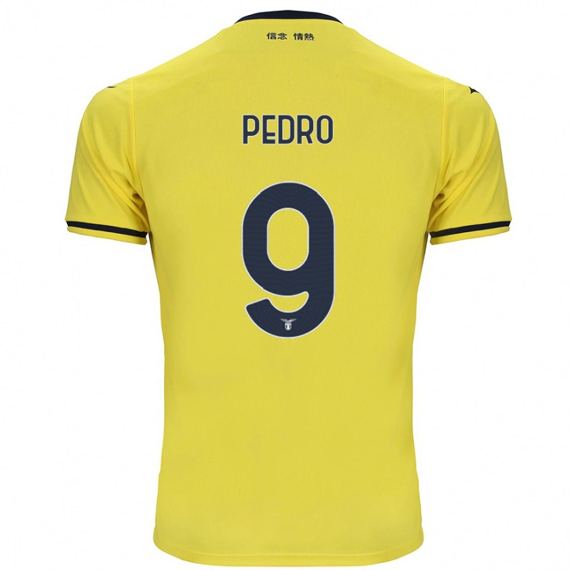 DanxenキッズPedro#9黄アウェイシャツ2024/25ジャージーユニフォーム