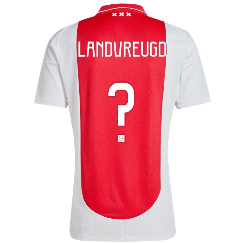 DanxenメンズNafairon Landvreugd#0赤 白ホームシャツ2024/25ジャージーユニフォーム