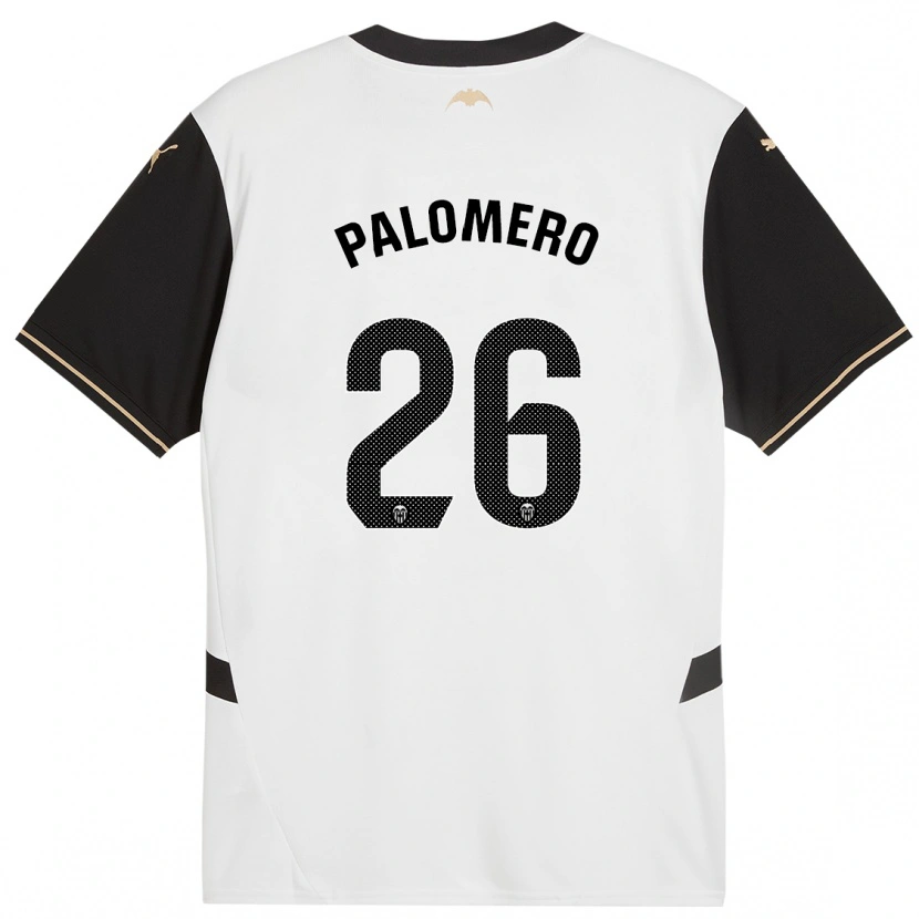 DanxenメンズMarc Palomero#26白 黒ホームシャツ2024/25ジャージーユニフォーム