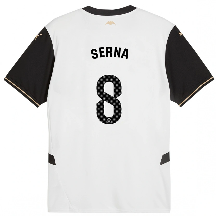 DanxenメンズLiced Serna#8白 黒ホームシャツ2024/25ジャージーユニフォーム