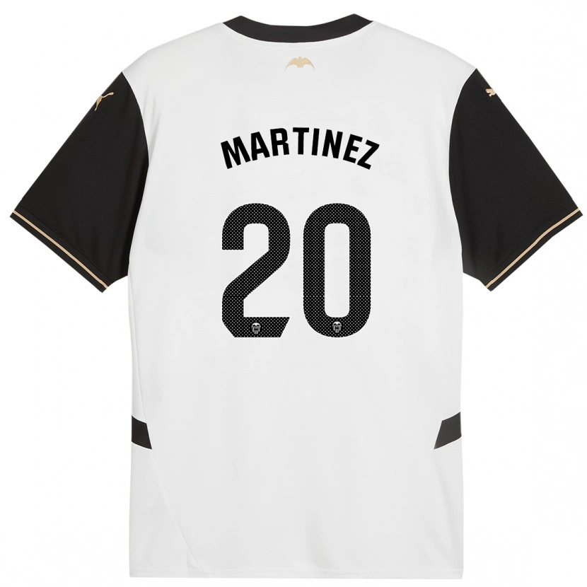 DanxenメンズAsun Martínez#20白 黒ホームシャツ2024/25ジャージーユニフォーム