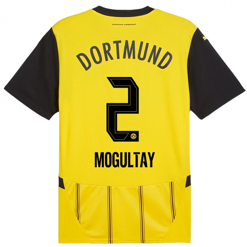 DanxenメンズBaran Mogultay#2黄 黒ホームシャツ2024/25ジャージーユニフォーム