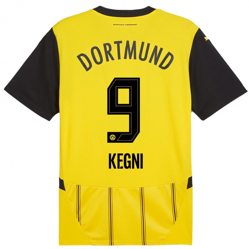 DanxenメンズPharell Kegni#9黄 黒ホームシャツ2024/25ジャージーユニフォーム