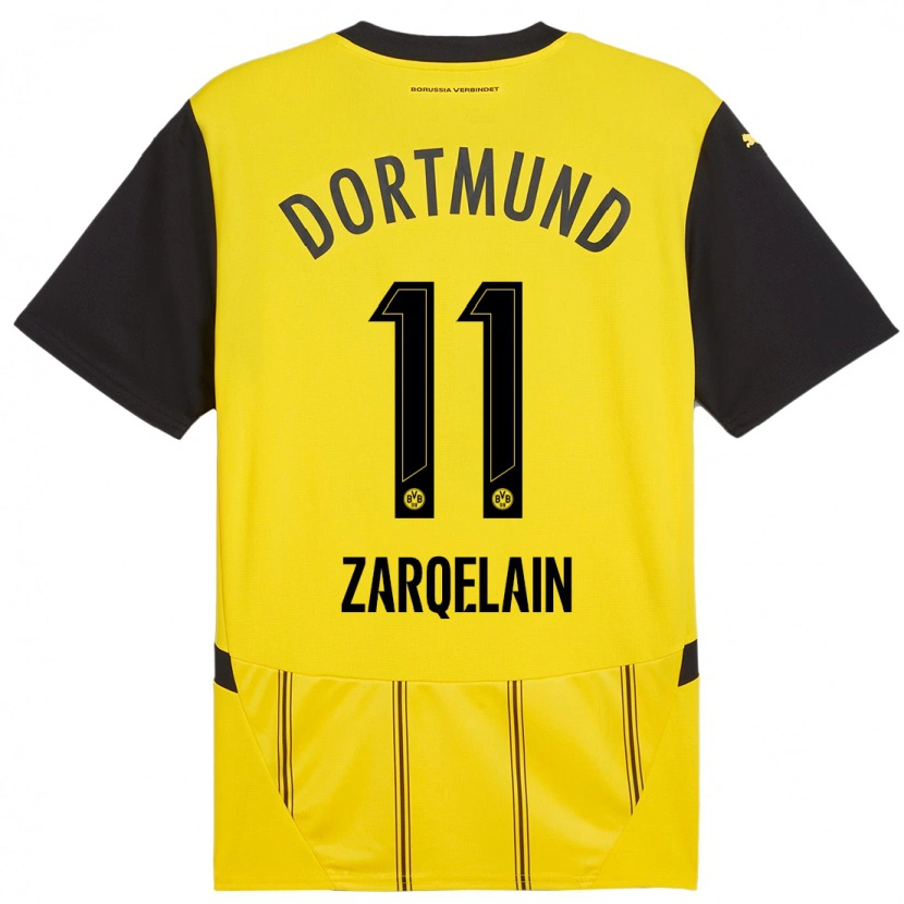 DanxenメンズFadi Zarqelain#11黄 黒ホームシャツ2024/25ジャージーユニフォーム