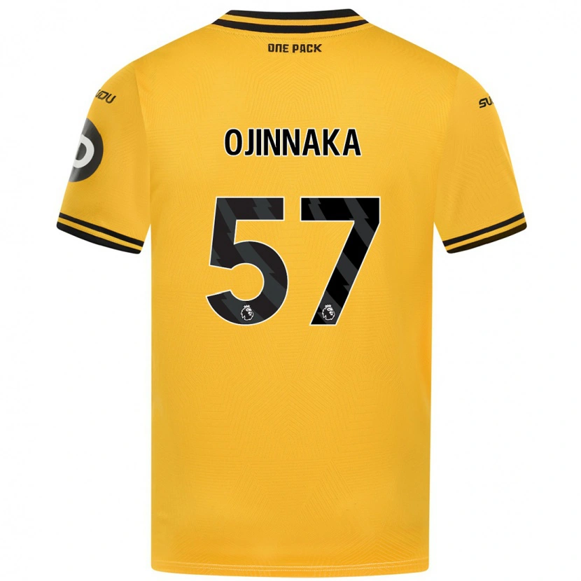 DanxenメンズTemple Ojinnaka#57黄ホームシャツ2024/25ジャージーユニフォーム