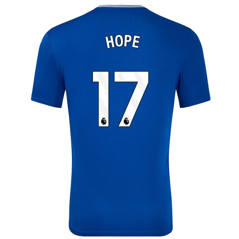 DanxenメンズLucy Hope#17青とホームシャツ2024/25ジャージーユニフォーム