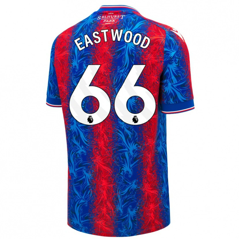 DanxenメンズBilly Eastwood#66赤青のストライプホームシャツ2024/25ジャージーユニフォーム