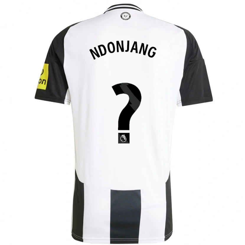 DanxenメンズAlan Ndonjang#0白 黒ホームシャツ2024/25ジャージーユニフォーム