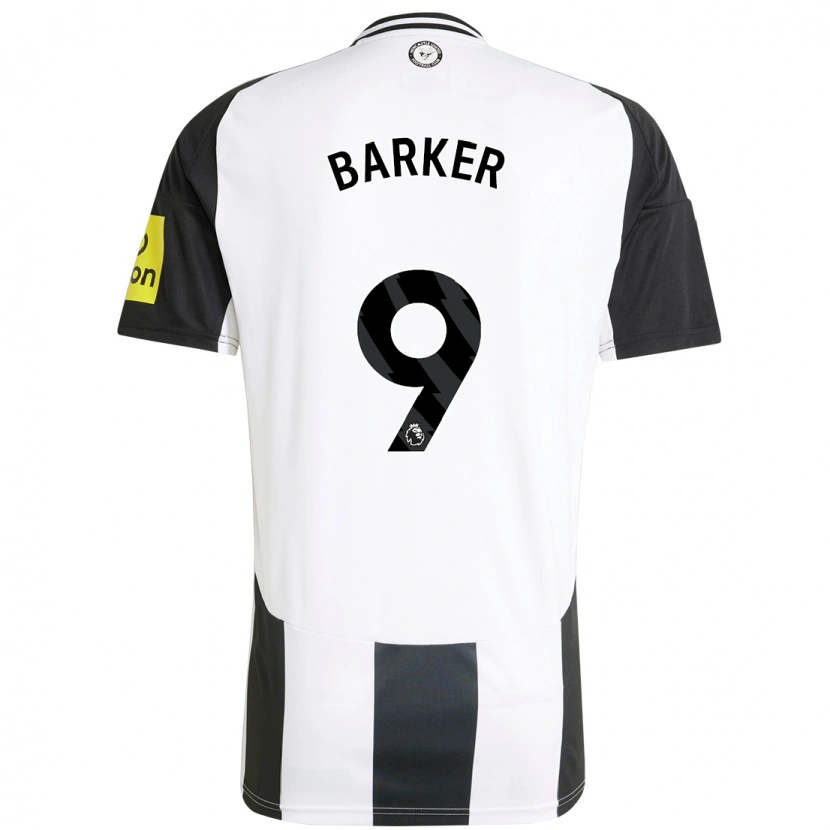 DanxenメンズKatie Barker#9白 黒ホームシャツ2024/25ジャージーユニフォーム