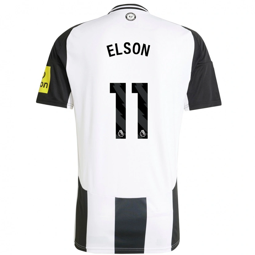 DanxenメンズKacie Elson#11白 黒ホームシャツ2024/25ジャージーユニフォーム