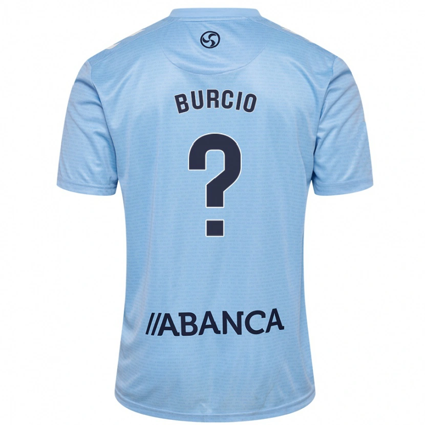 DanxenメンズHugo Burcio#0スカイブルーホームシャツ2024/25ジャージーユニフォーム