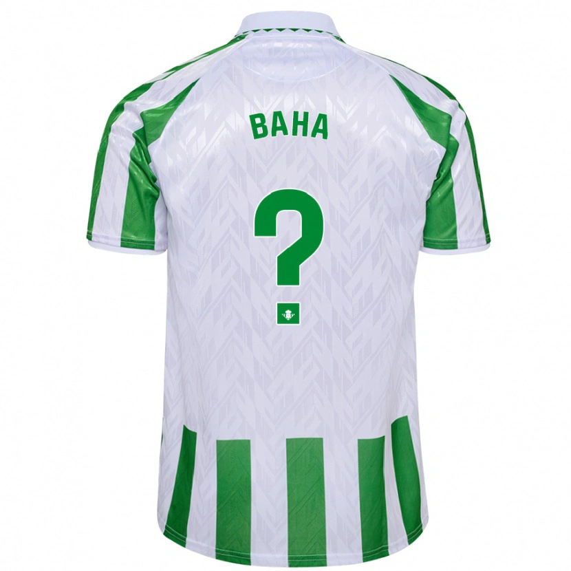 DanxenメンズZiyad Baha#0緑と白のストライプホームシャツ2024/25ジャージーユニフォーム