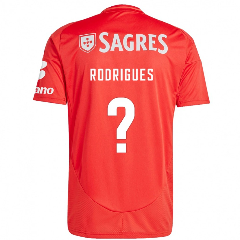DanxenメンズMiguel Rodrigues#0赤 白ホームシャツ2024/25ジャージーユニフォーム