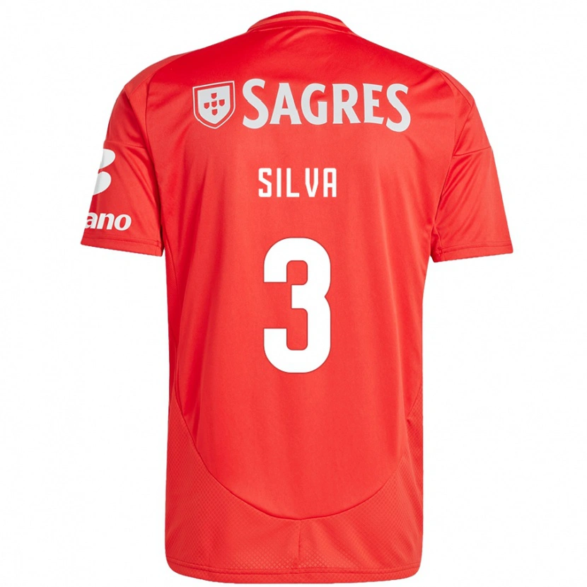 DanxenメンズJoana Silva#3赤 白ホームシャツ2024/25ジャージーユニフォーム