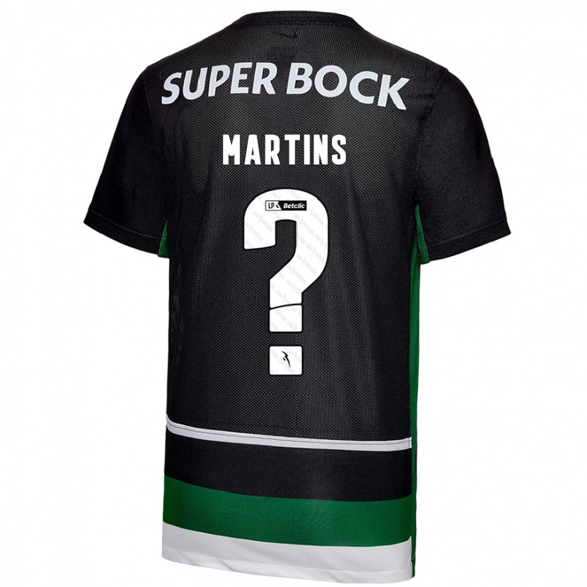 DanxenメンズDiogo Martins#0黒 白 緑ホームシャツ2024/25ジャージーユニフォーム