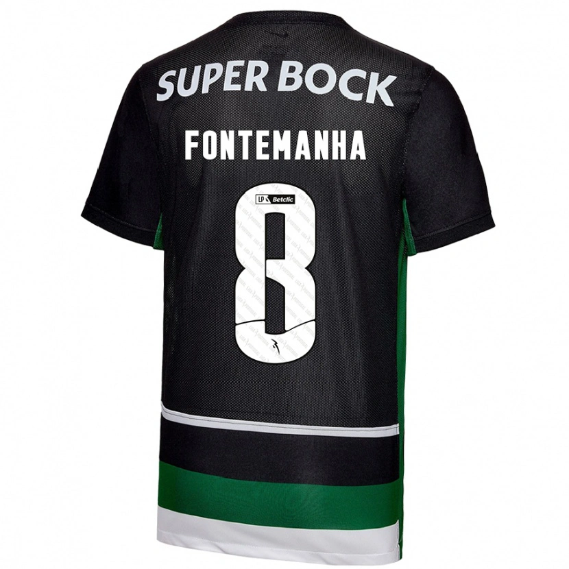 DanxenメンズRita Fontemanha#8黒 白 緑ホームシャツ2024/25ジャージーユニフォーム