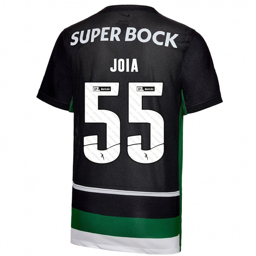 DanxenメンズCarolina Joia#55黒 白 緑ホームシャツ2024/25ジャージーユニフォーム
