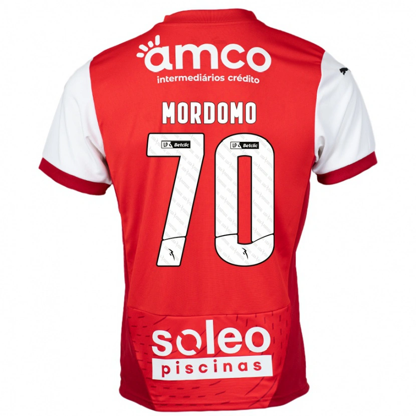 DanxenメンズMordomo#70赤 白ホームシャツ2024/25ジャージーユニフォーム