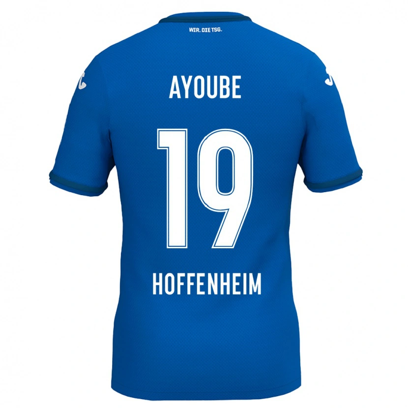 DanxenメンズAyoube Amaimouni-Echghouyab#19ロイヤルブルーホームシャツ2024/25ジャージーユニフォーム