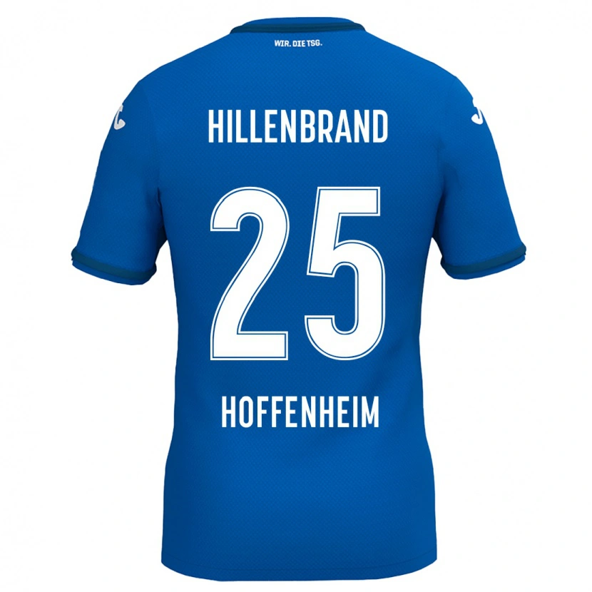DanxenメンズJack Hillenbrand#25ロイヤルブルーホームシャツ2024/25ジャージーユニフォーム