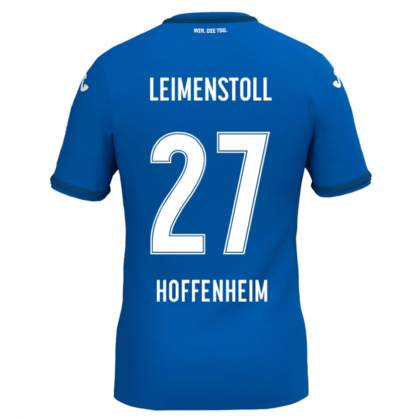 DanxenメンズVanessa Leimenstoll#27ロイヤルブルーホームシャツ2024/25ジャージーユニフォーム