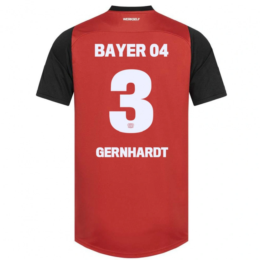 DanxenメンズNils Gernhardt#3赤黒ホームシャツ2024/25ジャージーユニフォーム