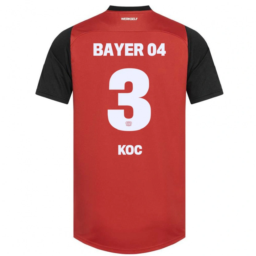 DanxenメンズHalil Koc#3赤黒ホームシャツ2024/25ジャージーユニフォーム