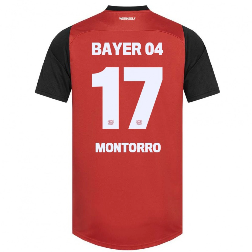 DanxenメンズJosuè Montorro#17赤黒ホームシャツ2024/25ジャージーユニフォーム