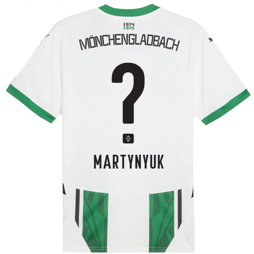 DanxenメンズAnton Martynyuk#0白緑ホームシャツ2024/25ジャージーユニフォーム