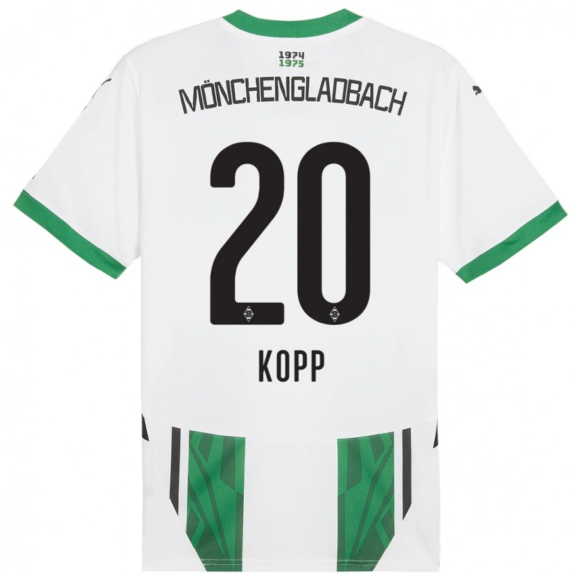 DanxenメンズLeonie Köpp#20白緑ホームシャツ2024/25ジャージーユニフォーム