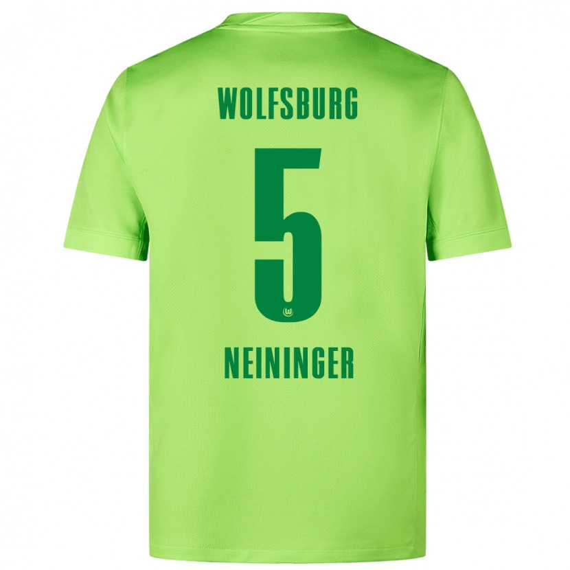 DanxenメンズTim Neininger#5蛍光グリーンホームシャツ2024/25ジャージーユニフォーム